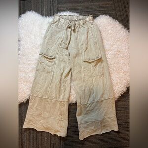 Easel Wide Leg Cargo Pants